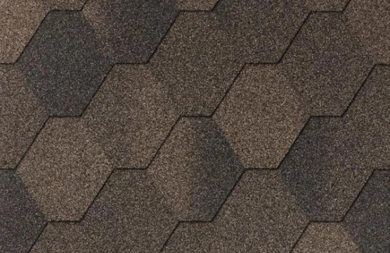 Гнучка черепиця Number One HEX  Autumn Brown