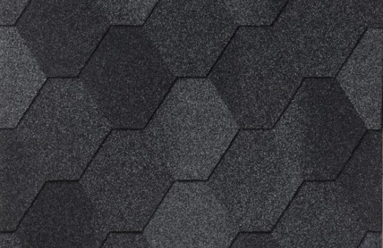 Гнучка черепиця Number One HEX  Dual Black