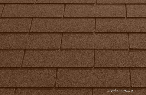 Бітумна черепиця SimShingles 4-Tab каштан