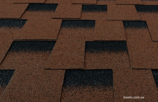 Бітумна черепиця SimShingles Effect каштан
