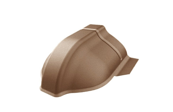 Заглушка конусна GS-FLAT X-Matt (SSAB-Швеція) коричнева