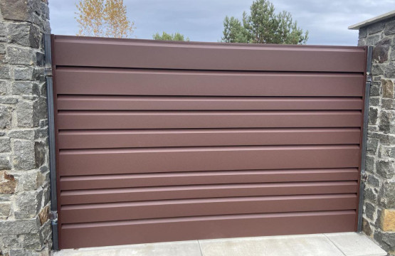 Забор Ромб U.S.Steel (Словакия) 0,50 PEMA ral 8017