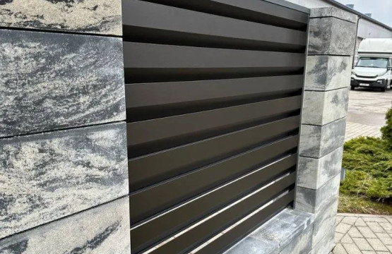 Забор Ромб MAXI U.S.Steel (Словакия) 0,50 PE ral 8019