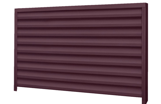 Забор Жалюзи Optima U.S.Steel (Словакия) 0,5 PEMA ral 8019