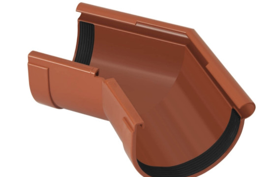 Угол желоба наружный 135° Rainway 90/75 кирпичный