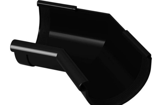 кирпичный жолоба внутрішній 135° Rainway 90/75 чорний