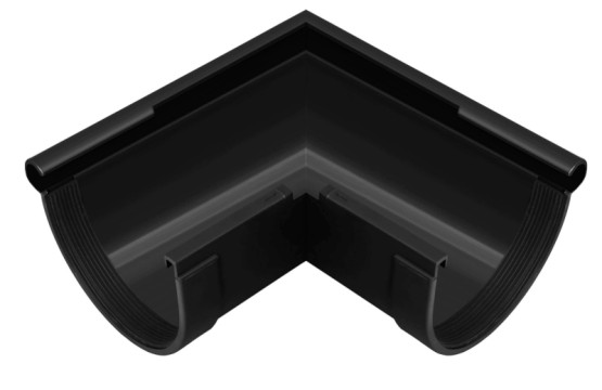 Угол желоба наружный 90° Rainway 130/100 графит