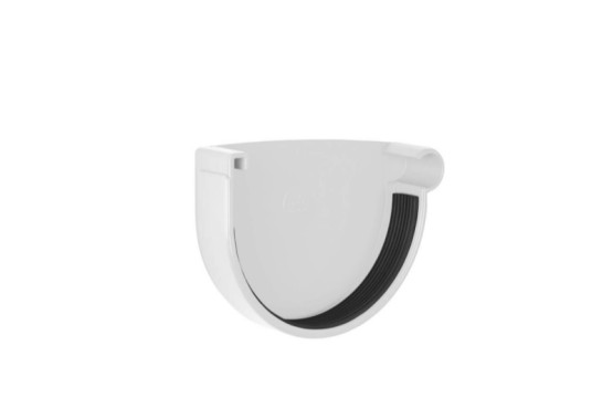 Заглушка желоба правая Rainway 130/100 белый