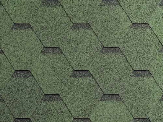 Фото 1: гибкая черепица  iko armourshield plus amazon green ultra