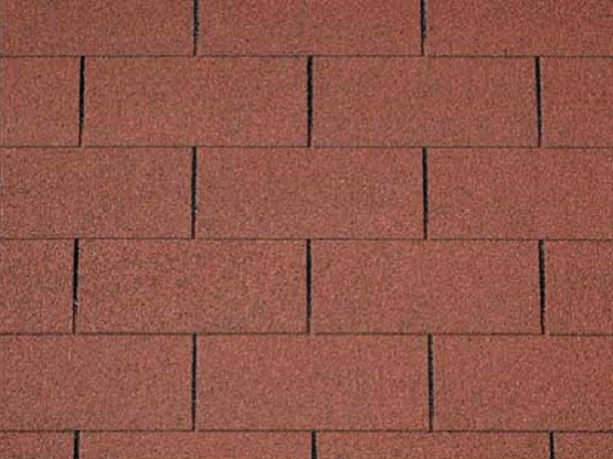 Фото 1: гибкая черепица iko superglass 3t tile red