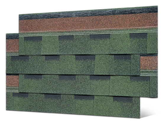 Фото 1: бітумна черепиця seeton laminated asian green