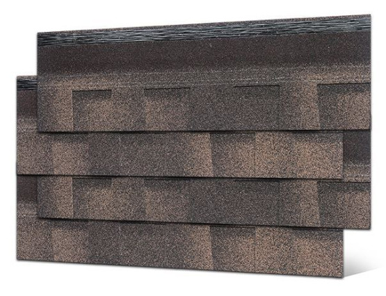 Фото 1: бітумна черепиця seeton laminated dark brown