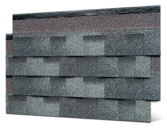 Фото 1: бітумна черепиця seeton laminated estate gray