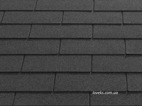 Фото 1: бітумна черепиця бітумна черепиця simshingles 4-tab графіт