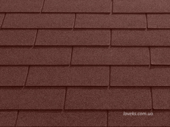 Фото 1: бітумна черепиця бітумна черепиця simshingles 4-tab червоно-коричневий