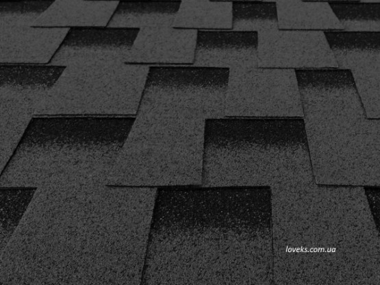 Фото 1: бітумна черепиця sim shingles effect графіт