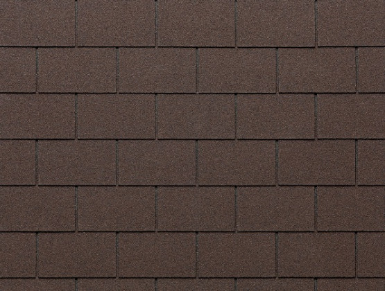 Фото 1: битумная черепица мягкая черепица tegola eco roof rectangular - mixed brown