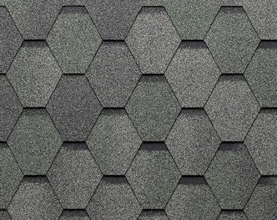 Фото 1: мягкая черепица tegola unica mosaik - granit