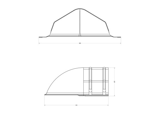 Фото 2: заглушка конусна gs-flat d-matt (arcelor mittal-німеччина) цегляста