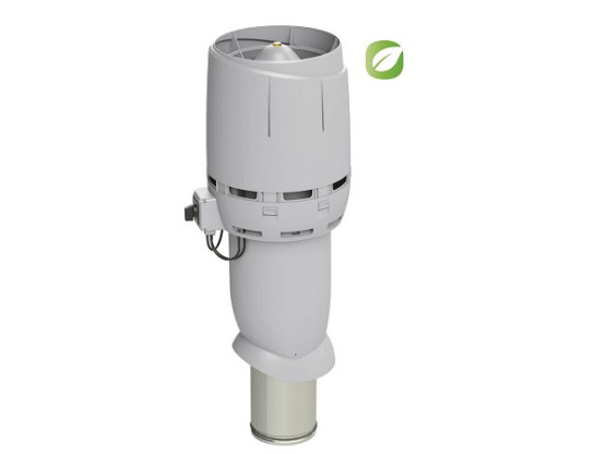 Фото: вентилятор flow eco 160p/700 світло-сірий