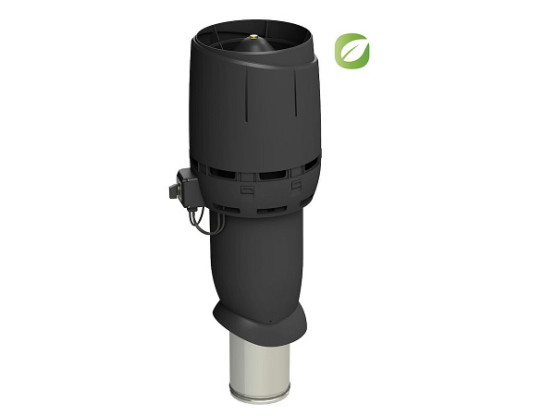 Фото: вентилятор flow eco 200p/700 чорний