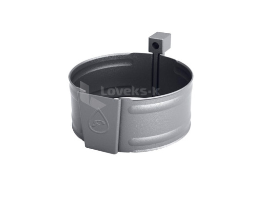 Фото 1: хомут водосточной трубы flamingo magnelis 125/90