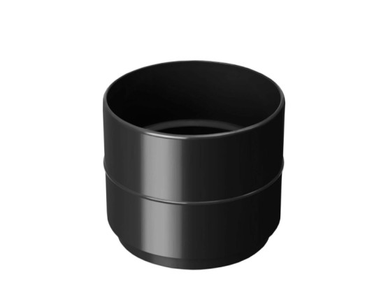 Фото 1: муфта трубы rainway 90/75 графит