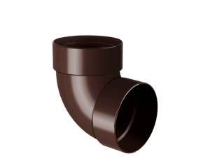 Фото: Отвод двухмуфтовый 87° Rainway 130/100 коричневый