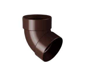 Фото: Отвод двухмуфтовый 67° Rainway 130/100 коричневый